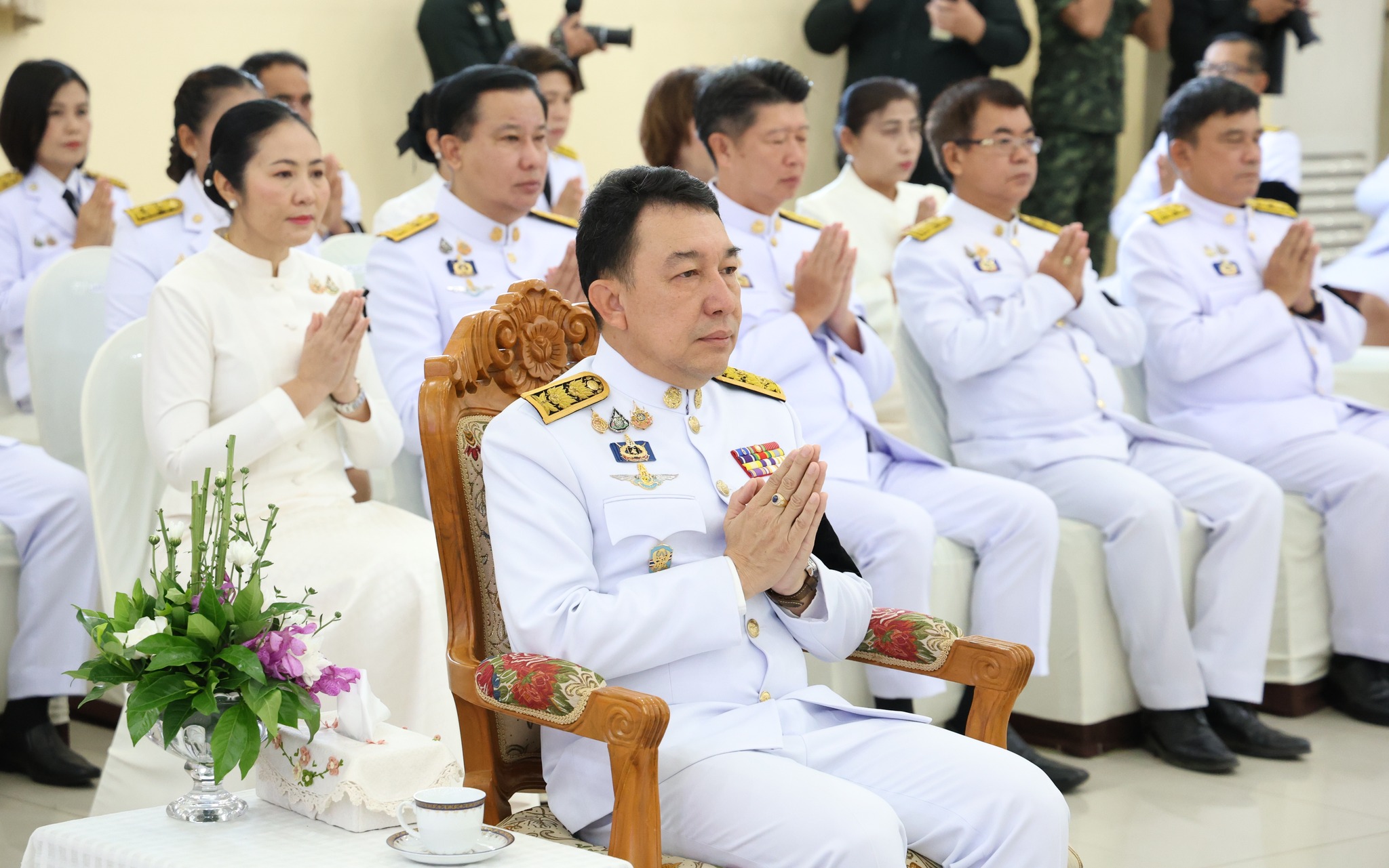 จังหวัดเพชรบูรณ์จัดพิธีเจริญพระพุทธมนต์และทำบุญตักบาตรถวายพระราชกุศล สมเด็จพระนางเจ้าสุทิดา พัชรสุธาพิมลลักษณ พระบรมราชินี
