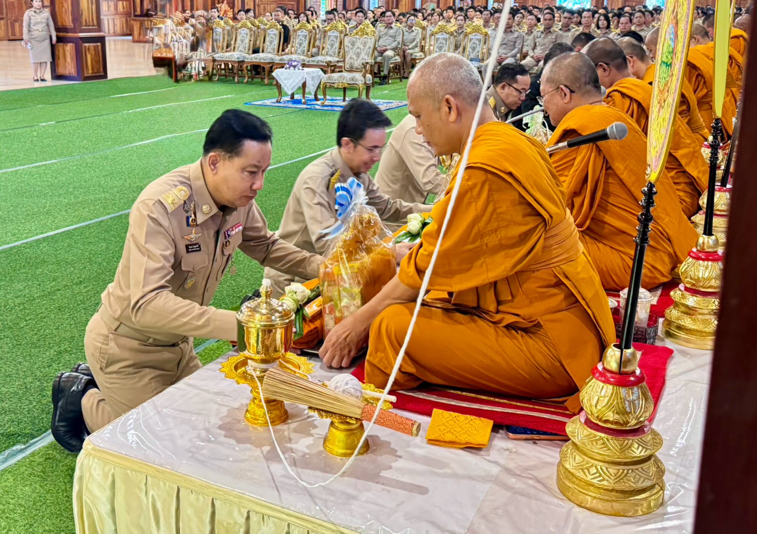จังหวัดเพชรบูรณ์จัดพิธีเจริญพระพุทธมนต์ และพิธีทำบุญตักบาตรถวายพระราชกุศล เนื่องในโอกาสวันคล้ายวันประสูติพระเจ้าวรวงศ์เธอ พระองค์เจ้าโสมสวลี กรมหมื่นสุทธนารีนาถ