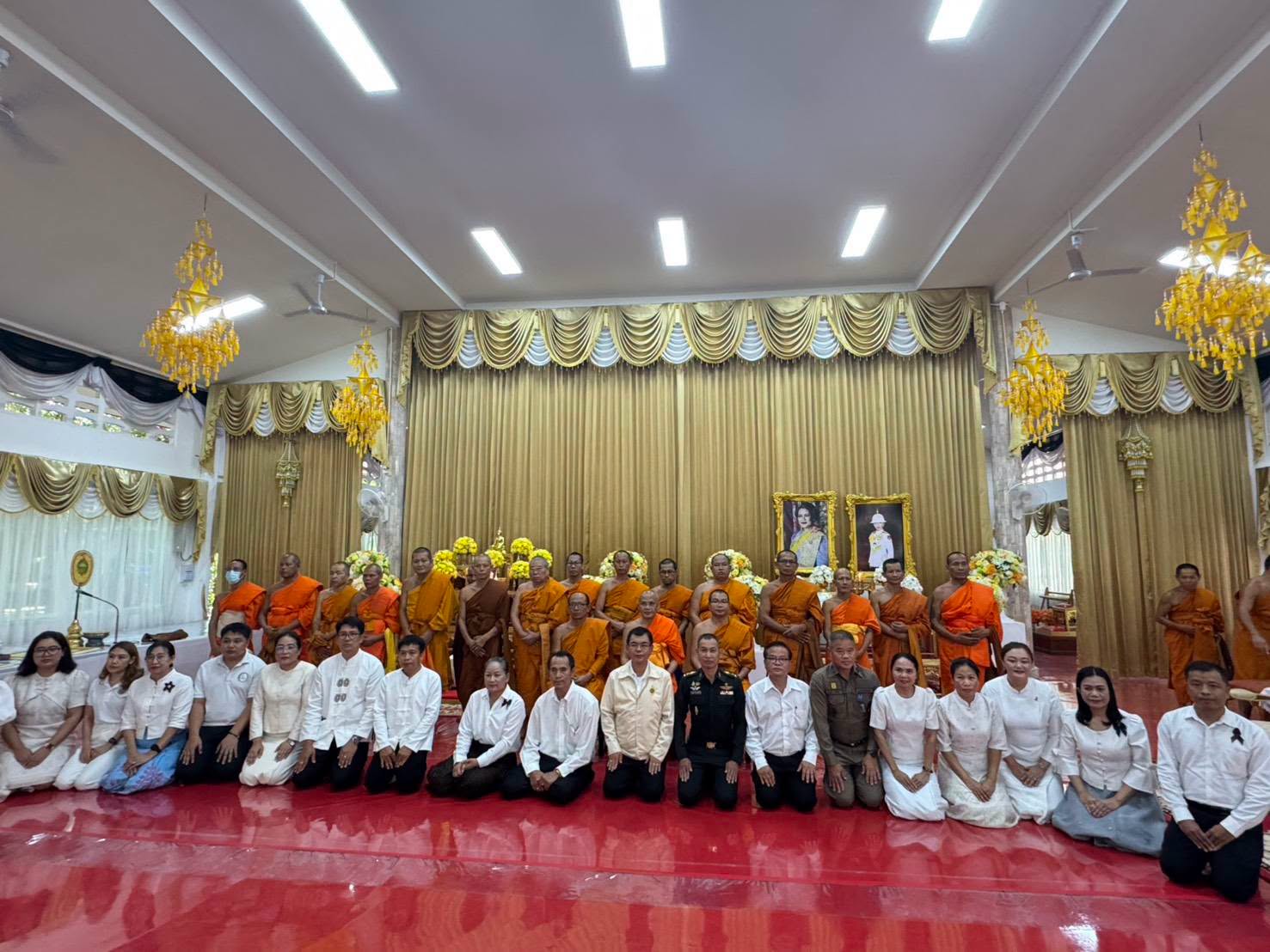 จ.เพชรบูรณ์จัดพิธีสวดพระพุทธมนต์และเจริญจิตตภาวนาอุทิศถวายพระราชกุศล 